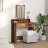 vidaXL Dressing Table Old Wood 79 x 41 x 140 cm Engineered Wood