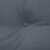 vidaXL Back Pillow Dark Grey 200 x 24 x 50 cm Velvet
