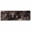 vidaXL Rug Runner MARSA Black 50 x 250 cm Polyester and PVC