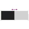 vidaXL Retractable Side Awning 160 x 500 cm Black