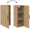 vidaXL Highboard Artisan Oak 34.5 x 34 x 180 cm Engineered Wood