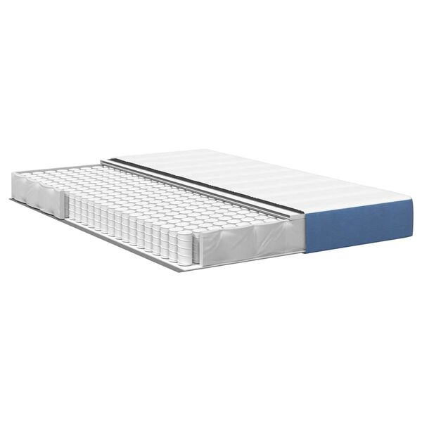 vidaXL Bed Mattress with Mattress Blue 160 x 200 cm Fabric