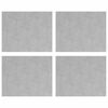 vidaXL Stair Tread 4 pcs 50 x 40 cm Silver Aluminium Rectangular