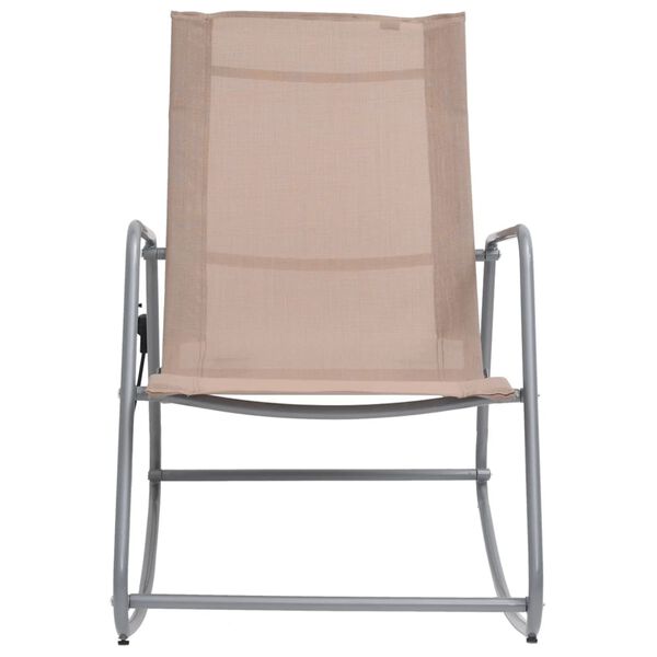 vidaXL Garden Swing Chair Taupe 95x54x85 cm Textilene