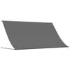 vidaXL Retractable Awning | Anthracite | Steel | 300 x 150 cm | Retractable