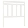 vidaXL Bed Headboard White 106x4x100 cm Solid Wood Pine