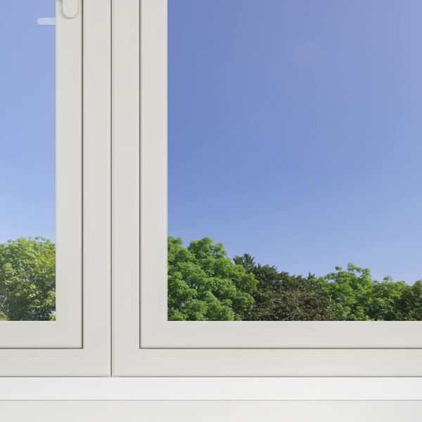 vidaXL Solar Film Static Reflective Effect Silver 90x2000 cm PVC