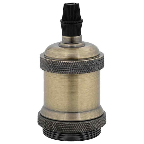 vidaXL Lamp Holders 2 pcs Bronze E27