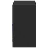 vidaXL Sideboard with LED Black 72x34x61 cm Engineered Wood