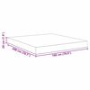 vidaXL Bed Mattress with Mattress Sage 180 x 200 cm Fabric