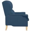 vidaXL Armchair Blue 76 x 94 x 102 cm Fabric