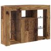 vidaXL Corner LED TV Cabinet Old Wood 100x40x68cm Engineered Wood