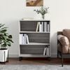 vidaxL Shelf Cabinet Grey Sonoma 69.5x32.5x90 cm Engineered Wood