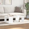 vidaXL Coffee Table White 89.5x48x30 cm Engineered Wood