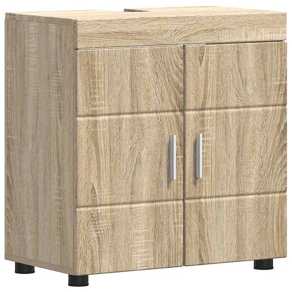 vidaXL Bathroom Cabinet Set TULUM Sonoma Oak 60 x 34 x 63 cm