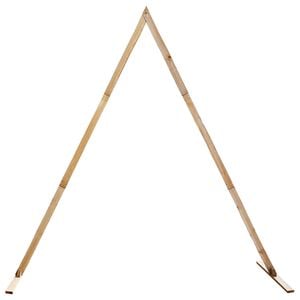 vidaXL Wedding Arch Light Brown 202 x 95 x 254 cm Solid Pine Wood