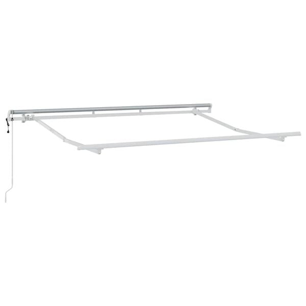 vidaXL Retractable Awning Anthracite and White 300 x 200 cm