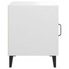 vidaXL Bedside Cabinet White Engineered Wood