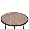 House Nordic Side Table Johanna 40 cm Round Natural and Black