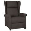 vidaXL Recliner Chair Taupe Fabric