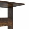 vidaXL Side Table Smoked Oak 40 x 35 x 60.5 cm Engineered Wood
