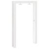 vidaXL Outdoor Shower 226 cm Solid Pine Wood and Stainless Steel White