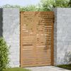 vidaXL Garden Gate 85 x 150 cm Powder-coated steel Black Lockable