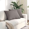 vidaXL Sofa Pillows 2 pcs Taupe 70 x 50 cm Fabric