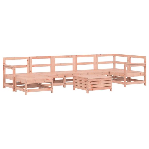 vidaXL 8 Piece Garden Sofa Set Solid Wood Douglas Fir