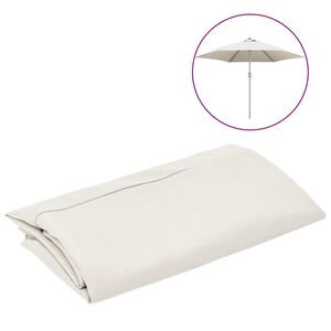vidaXL Replacement Fabric | Sand white | 100% polyester | Large