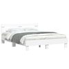 vidaXL Bed Frame without Mattress White 150x200 cm King Size
