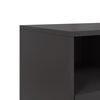 vidaXL TV Cabinet Black 68x39x43.5 cm Steel