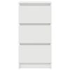 vidaXL Sideboard White 37.5x35x76 cm Engineered Wood