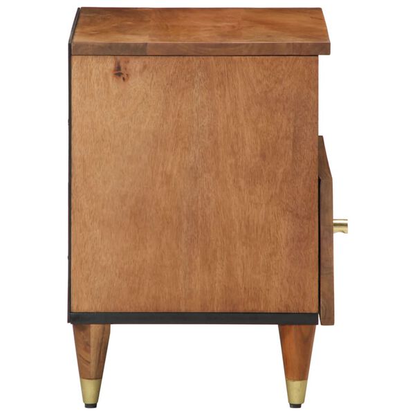 vidaXL Bedside Cabinet 40x33x46 cm Solid Wood Mango