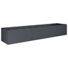 vidaXL Garden Planter Anthracite 360 x 80 x 60 cm Cold-rolled Steel
