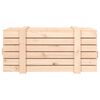 vidaXL Storage Box 91x40.5x42 cm Solid Wood Pine