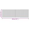 vidaXL Rug Rectangular Brown 60x200 cm Bamboo