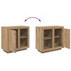 vidaXL Sideboard Artisan Oak 80 x 40 x 75 cm Engineered Wood