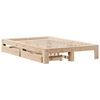 vidaXL Bed Frame without Mattress 120x200 cm Solid Wood Pine