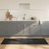 vidaXL Rug Rectangular Grey 70x200 cm Bamboo