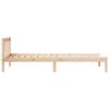 vidaXL Extra Long Bed Frame without Mattress 100x220 cm Solid Wood Pine