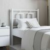 vidaXL Metal Replace Headboard White 75 cm