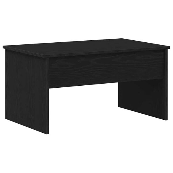 vidaXL Coffee Table Black Oak 80 x 50.5 x 41.5 cm Engineered Wood