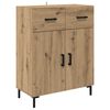 vidaXL Sideboard Artisan Oak 69.5 x 34 x 90 cm Engineered Wood