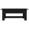 vidaXL Coffee Table Black 102x55x42 cm Engineered Wood