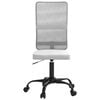 vidaXL Office Chair Height Adjustable White Mesh Fabric