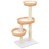 vidaXL Cat Tree with Sisal Scratching Post Natural Willow Wood