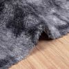 vidaXL Shaggy Rug High Pile NAVARRA Dark Grey 160x160 cm Polyester