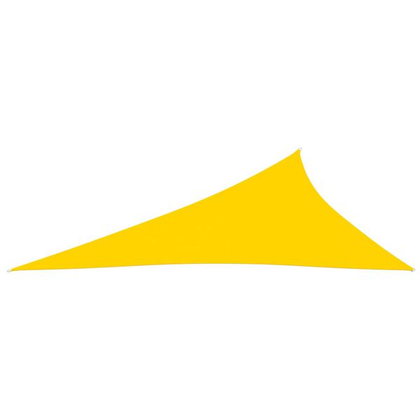 vidaXL Sunshade Sail Oxford Fabric Triangular 3x4x5 m Yellow