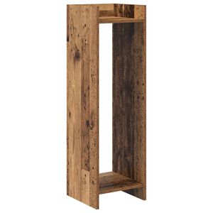 vidaXL Plant Stand Old Wood 30 x 30 x 100 cm Engineered Wood